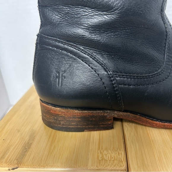 Frye Black riding Boots women’s size 7 - Picture 4 of 13